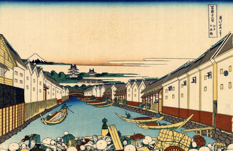 cầu Nihonbashi thời Edo cầu Nihonbashi thời Edo
